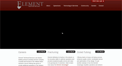 Desktop Screenshot of element-technical.com